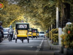 DIY Terapkan Inovasi Tenaga Listrik Pada Becak Kayuh