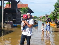 Banjir Rendam Desa Lautang Kecamatan Belawa, Warga Kesulitan Air Bersih