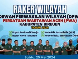 DPW PWA Kabupaten Bireuen Gelar Rakerwil