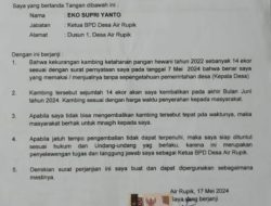 Oknum BPD Jual Kambing Program Ketahanan Pangan, Kades Tutup Mata