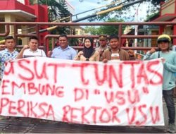 Soal pembangunan embung Rp 9 M, Rektor USU Muryanto Amin didemo
