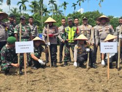 Polres Bireuen Ikuti Launching Gugus Tugas Polri Dukung Ketahanan Pangan