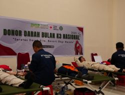 Kekurangan Stok Darah, IMIP Laksanakan Donor Darah bantu PMI