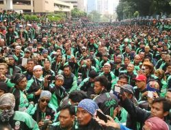 Tuntut Hak THR Para Pengemudi Ojol Akan Lakukan Aksi Demo di Kantor Kemenaker