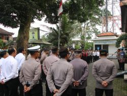 Profesional & Siap Melayani! Pesan Tegas Kapolres AKBP M. Arif Saat Pimpin Apel di Polsek Mengwi