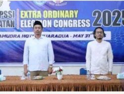 Dihadiri Bupati Abusama, Pengurus ASKAB PSSI OKU Selatan Dilantik