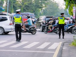 Polres Brebes Gencarkan AG Pagi: Hadir di Tengah Masyarakat Demi Lalu Lintas yang Aman dan Tertib