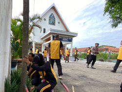 Sambut Hari Bhayangkara ke-79, Polres Brebes Gelar Bakti Religi di Tempat Ibadah Lintas Agama