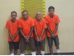 Poldasu ringkus 4 kurir narkoba, 25 kg sabu hingga 15 ribu happy five disita