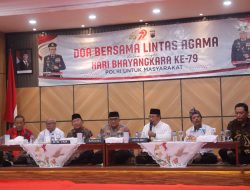 Doa Lintas Iman Warnai Hari Bhayangkara ke-79: Polres Brebes Satukan Keragaman dalam Harmoni