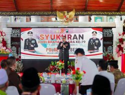 Meriah dan Penuh Makna, Polres Brebes Gelar Syukuran Hari Bhayangkara ke-79: Wujud Komitmen Polri untuk Masyarakat