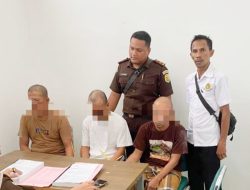 Berkas Lengkap, Tiga Tersangka Pencurian dan Penadah Diserahkan Polsek Meureudu Polres Pidie Jaya ke Kejari