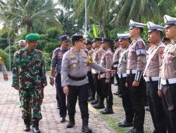 Tingkatkan Keselamatan Berlalu Lintas, Polres Pidie Jaya Gelar Apel Operasi Patuh Seulawah 2025