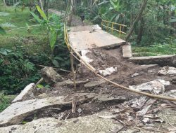 Tanah Bergerak Ancam Infrastruktur Vital di Desa Mlayang, 13 Rumah Miring dan Akses Jalan Rusak Parah