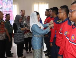 Cegah Kebakaran, Bupati Brebes Kukuhkan 800 Relawan REDKAR dan Launching MAS DAMKAR