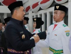 Bupati OKU Selatan Kukuhkan Paskibraka Kabupaten OKU Selatan Tahun 2025