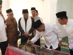 Bupati dan Wakil Bupati OKU Selatan Resmikan Masjid Al-Muhtadin Desa Muara Sindang Ilir