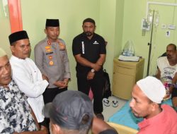 Kapolres Bireuen Bezuk Eks Kombatan Penderita Tumor Gajah