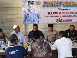 Kapolres Bireuen Ajak Masyarakat Awe Geutah Kawal Keamanan