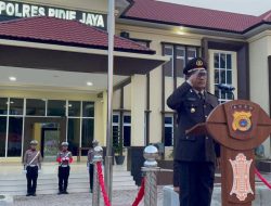 HUT RI ke-80, Polres Pidie Jaya Kokohkan Semangat Nasionalisme Lewat Upacara Bendera
