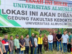 HRD Turunkan Tim Survei Pembangunan Gedung Fakultas Kedokteran Universitas Almuslim