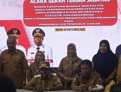 Wakil Bupati Fakfak Pimpin Serah Terima Jabatan