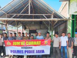 Polsek Bandar Baru Polres Pidie Jaya Gelar Jumat Curhat Bersama Masyarakat