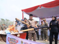 Pemkab Bogor Musnahkan 1,8 Juta Batang Rokok Ilegal