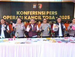 Operasi Kancil Toba selama 21 Hari, Polda Sumut Bekuk 226 Pelaku Kejahatan Jalanan 