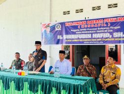 Syarifudin Hafid Gelar Dialog Bersama Masyarakat Desa Lambelu, Morowali Terkait Berbagai Isu Strategis