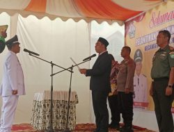 Prosesi Pelantikan Mustafa Keuchik Geudong-Geudong