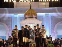 Wagub  Aceh Tutup MTQ Ke – 37  di Pidie Jaya, Aceh Besar Raih Juara Umum