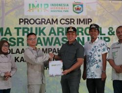 IMIP Serahkan Truck dan Kontainer Sampah, Dukung Pemda Morowali Atasi Sampah