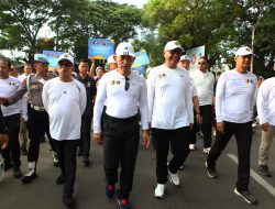 Ribuan Warga Padati Kick Off HPN 2026 di Serang Banten, Kapolri Turun ke Jalan Ikut Jalan Santai