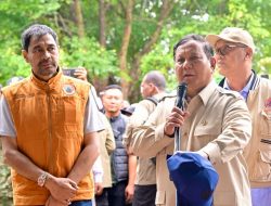 Presiden Prabowo Tinjau Wilayah Bencana di Bener Meriah