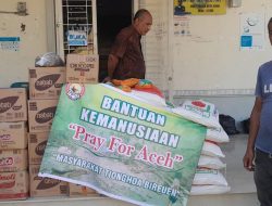 Wujud Kepedulian warga Tionghoa Bireuen Bantu Logistik Terhadap Desa Berdampak Banjir