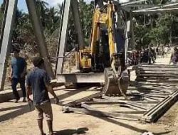 Kementerian PU Mulai Bangun Jembatan Bailey Di Kutablang