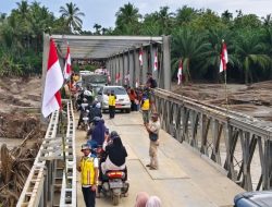 Dandim 0111/Bireuen ; Jembatan Teupin Redup Resmi Dibuka, Transportasi Aceh – Medan Mulai Dapat Difungsikan