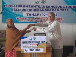 Pulo Ara Geudong Teugoh Salurkan BLT Tahap Terakhir Tahun 2025