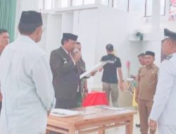 Camat Peusangan Resmi Lantik Keuchik Keude Matangglumpangdua Masa Bhakti 2025 –  2031