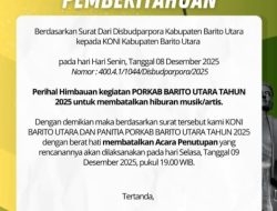 Penampilan Guest Star Toton dan Jacsen Tabola Bale, Pada Penutupan PORKAB Barito Utara 2025 Dipastikan Batal