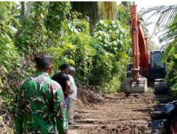 Kodim 0111/Bireuen Bangun Jembatan Perintis di Kecamatan Peudada