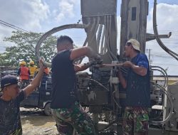 Bantu Masyarakat Terdampak Banjir dan Tanah Longsor, TNI AD Bangun Sumur Bor di Aceh