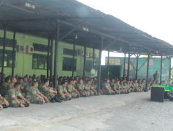 Arahan Dandim 0116/Nara Kepada Prajurit Sebelum Cuti Lebaran, Tekankan Pentingnya Persiapan dan Kewaspadaan