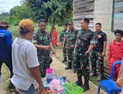 Dandim 1013/Mtw Tinjau Lokasi Ground Breaking Pembangunan Jembatan Gantung Garuda di Desa Liang Buah
