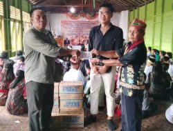 Prianto bin Syamsuri Berikan Bantuan Untuk Perayaan Nyepi di Desa Luwe Hulu