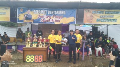 Turnamen Sepak Bola Piala Ketua DPRD Provinsi Sumatera Selatan Resmi Dimulai