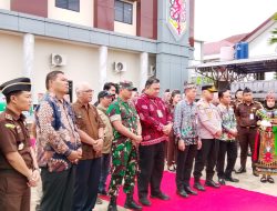 Kedatangan Kajari Baru Disambut Pejabat Pemkab Barito Utara
