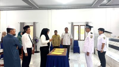 Pemerintah Desa Bintang Ninggi II Gelar Pelantikan Sekdes dan Kaur Perencanaan