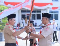 Wakil Bupati OKUS Lepas Kontingen Kwarcab OKU Selatan Menuju Jambore Nasional 2026